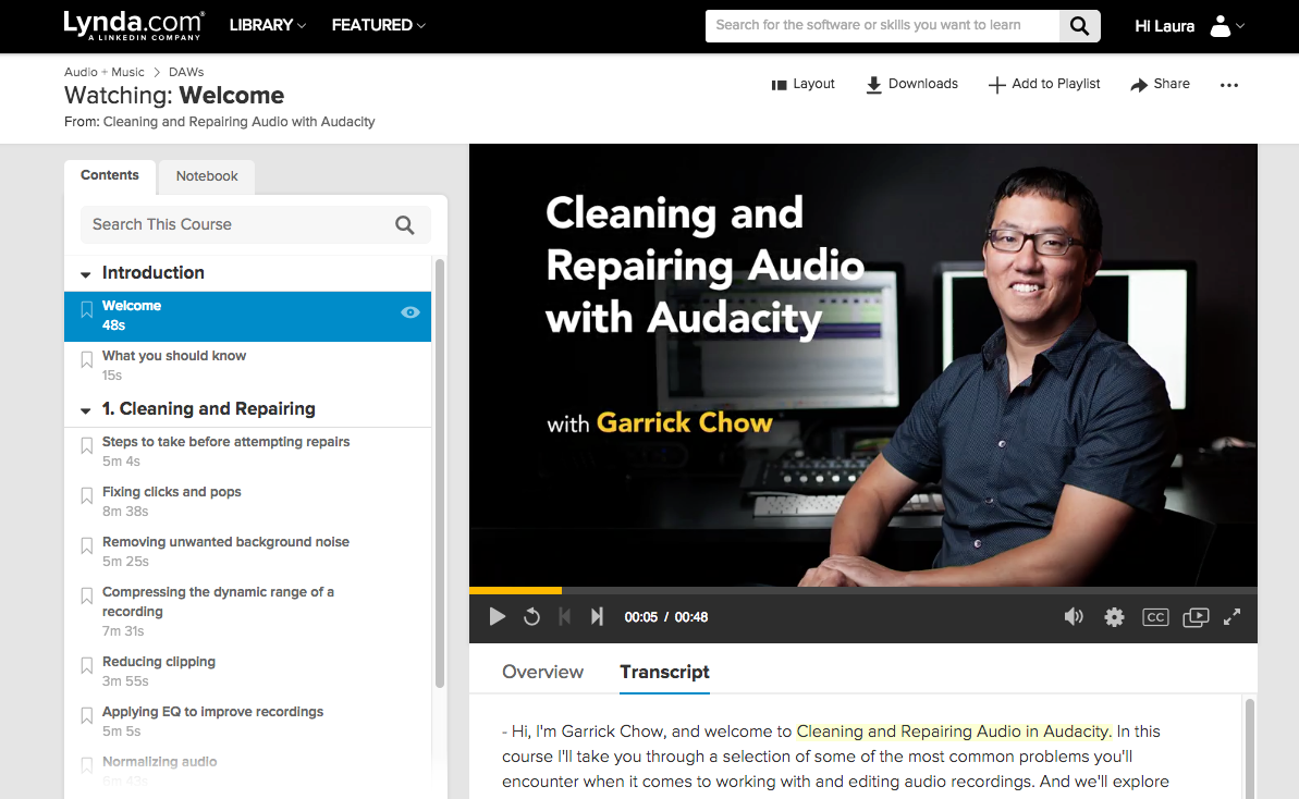 lynda tutorials